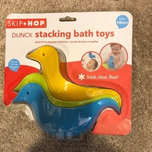 Skip Hop Dunck Stacking Bath Toys - Yellow, Blue, Green